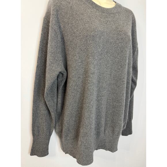 J. Crew Cashmere Relaxed Crew Neck Sweater Casual Wardrobe Grey Women's S - Picture 9 of 13